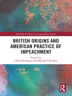 cover image of British Origins and American Practice of Impeachment